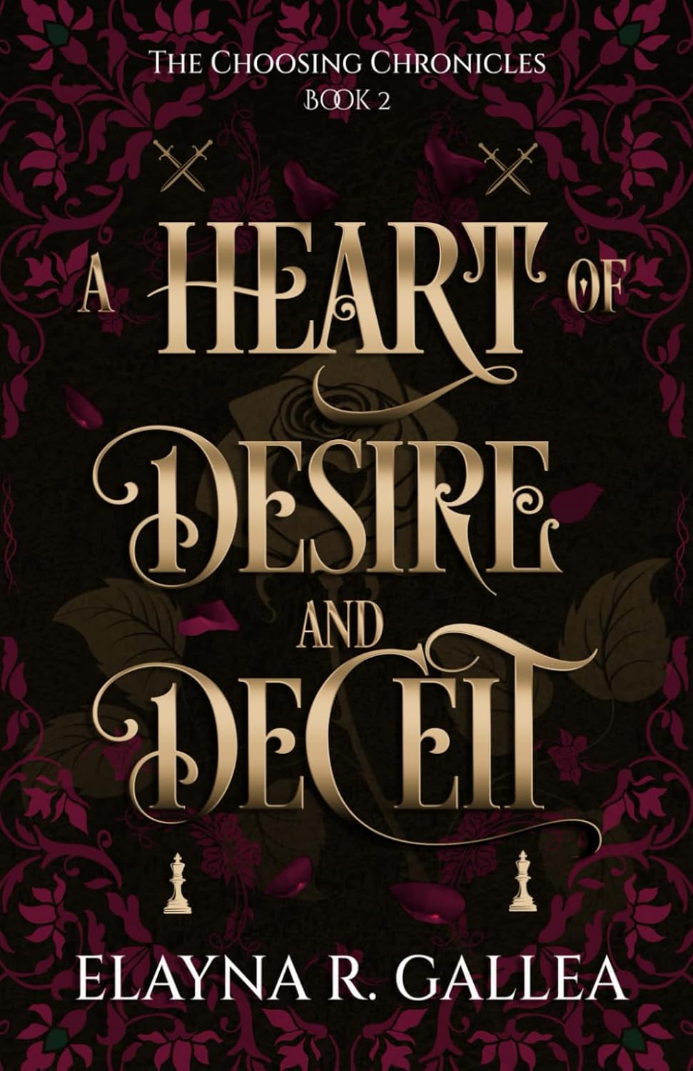A Heart of Desire and Deceit by Elayna R Gallea book cover – Dark Fantasy, Enemies To Lovers, High Spice, Paranormal romance novel