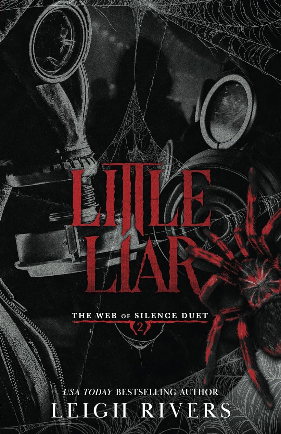 Little Liar: A Dark Taboo Romance by Leigh Rivers book cover – Age Gap, Dark Romance, Enemies To Lovers, Forbidden Romance, Forced Proximity, Very High Spice romance novel