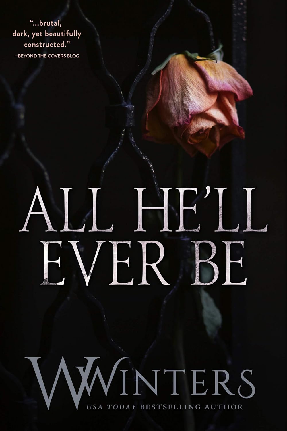 All He'll Ever Be by Willow Winters book cover – Contemporary Romance, Forbidden Romance, Forced Proximity, Friends To Lovers, Very High Spice romance novel