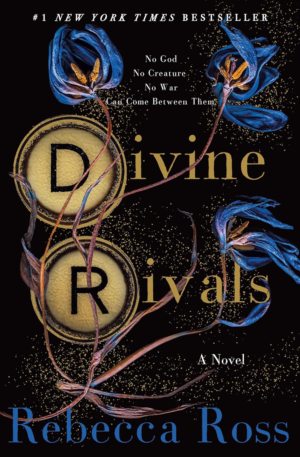 Divine Rivals by Rebecca Ross book cover – Dark Fantasy, Enemies To Lovers, Fantasy Romace, Low Spice, Paranormal, Witch/Magic romance novel