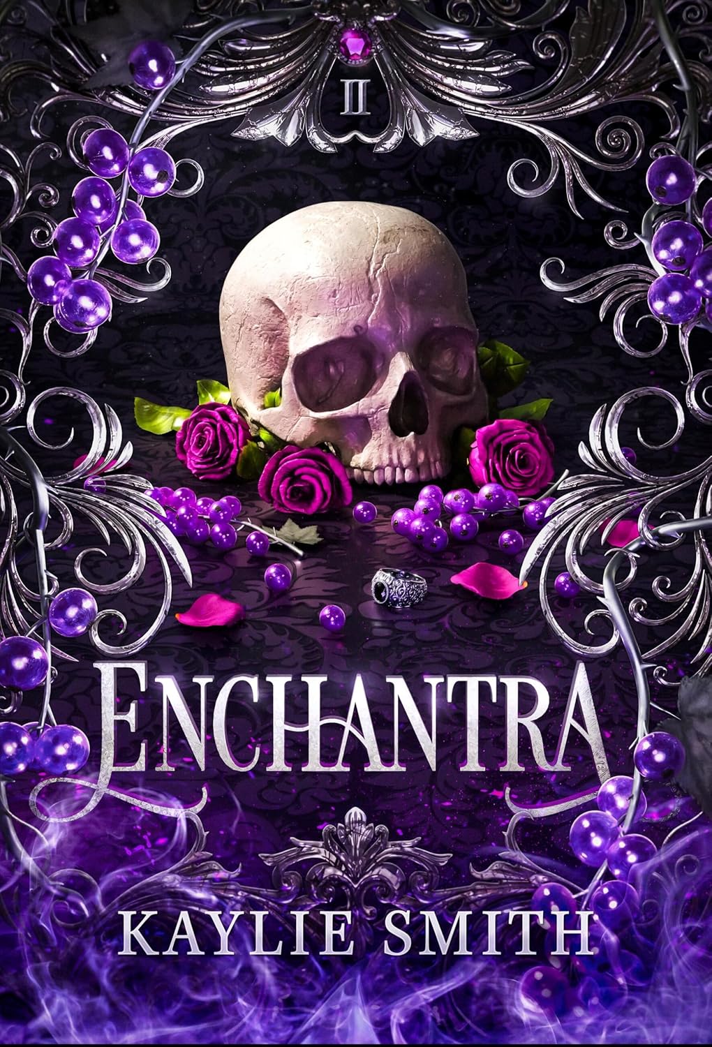 Enchantra by Kaylie Smith book cover – Dark Fantasy, Enemies To Lovers, Fantasy Romace, Paranormal, Very High Spice, Witch/Magic romance novel
