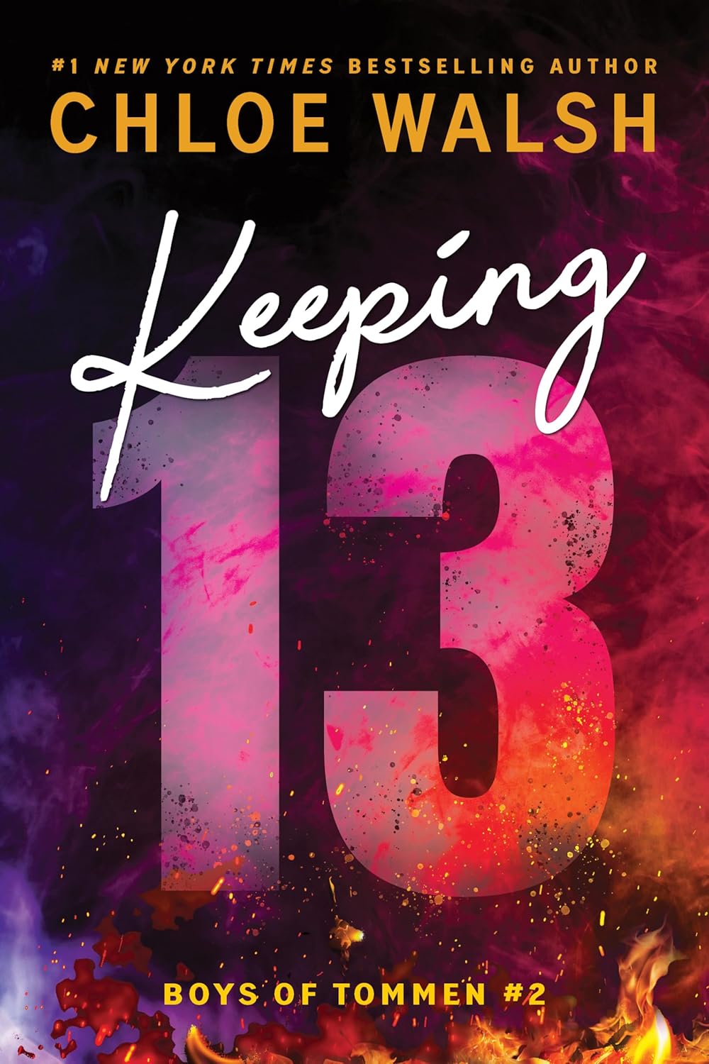 Keeping 13 by Chloe Walsh book cover – Contemporary Romance, Found Family, Friends To Lovers, Grumpy X Sunshine, Medium Spice, Small Town & Rural, Sports romance novel