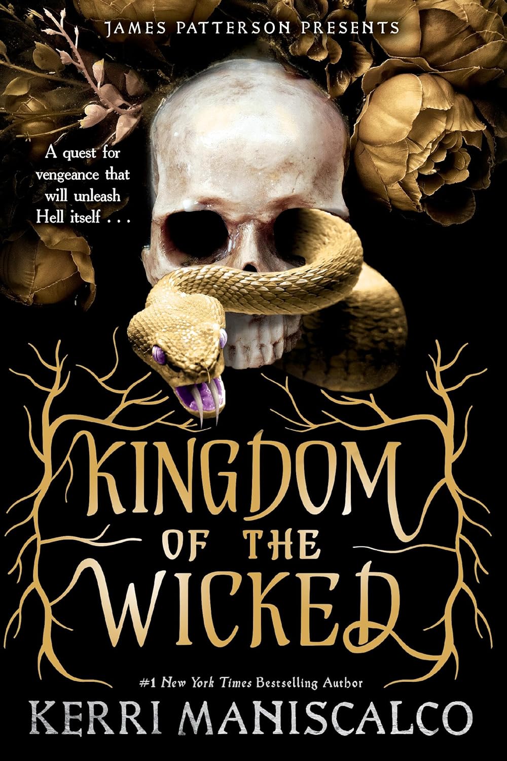 Kingdom of the Wicked by Kerri Maniscalco book cover – Dark Fantasy, Enemies To Lovers, Fantasy Romace, Grumpy X Sunshine, Low Spice, Paranormal, Witch/Magic romance novel