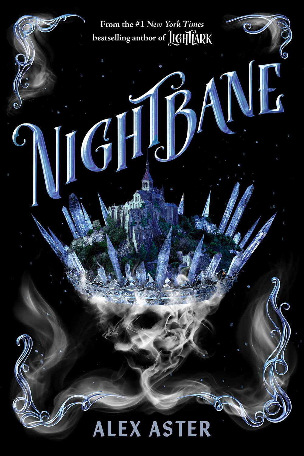 Nightbane (the Lightlark Saga Book 2) by Alex Aster book cover – Dark Fantasy, Enemies To Lovers, Fantasy Romace, High Fantasy, Low Spice, Witch/Magic romance novel