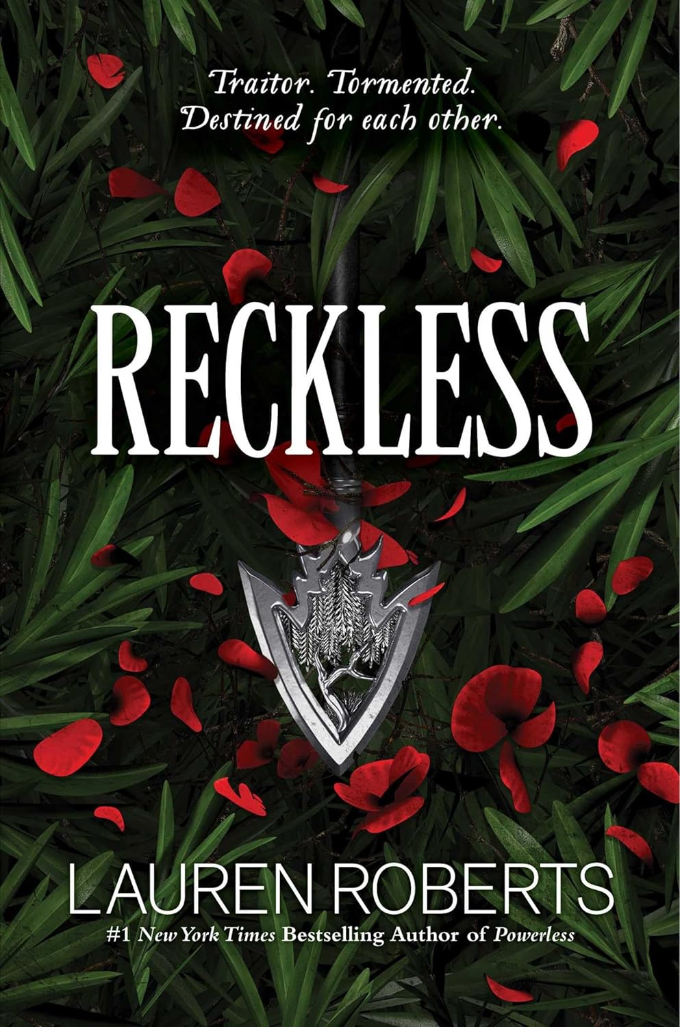 Reckless by Lauren Roberts book cover – Dark Fantasy, Enemies To Lovers, Fantasy Romace, High Fantasy, High Spice, Witch/Magic romance novel