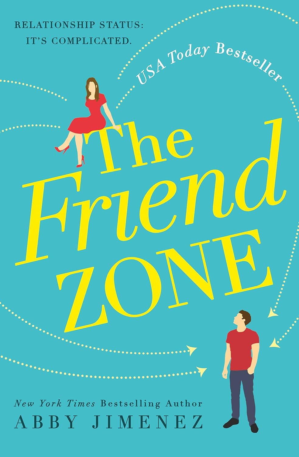 The Friend Zone by Abby Jimenez book cover – Contemporary Romance, Forbidden Romance, Found Family, Friends To Lovers, Medium Spice romance novel