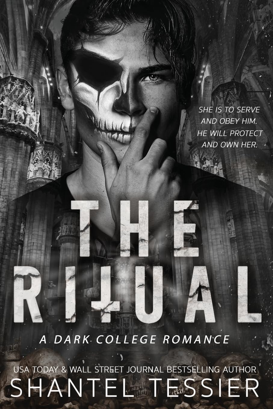 The Ritual by Shantel Tessier book cover – Contemporary Romance, Dark Romance, Enemies To Lovers, Forbidden Romance, Forced Proximity, Grumpy X Sunshine, Very High Spice romance novel