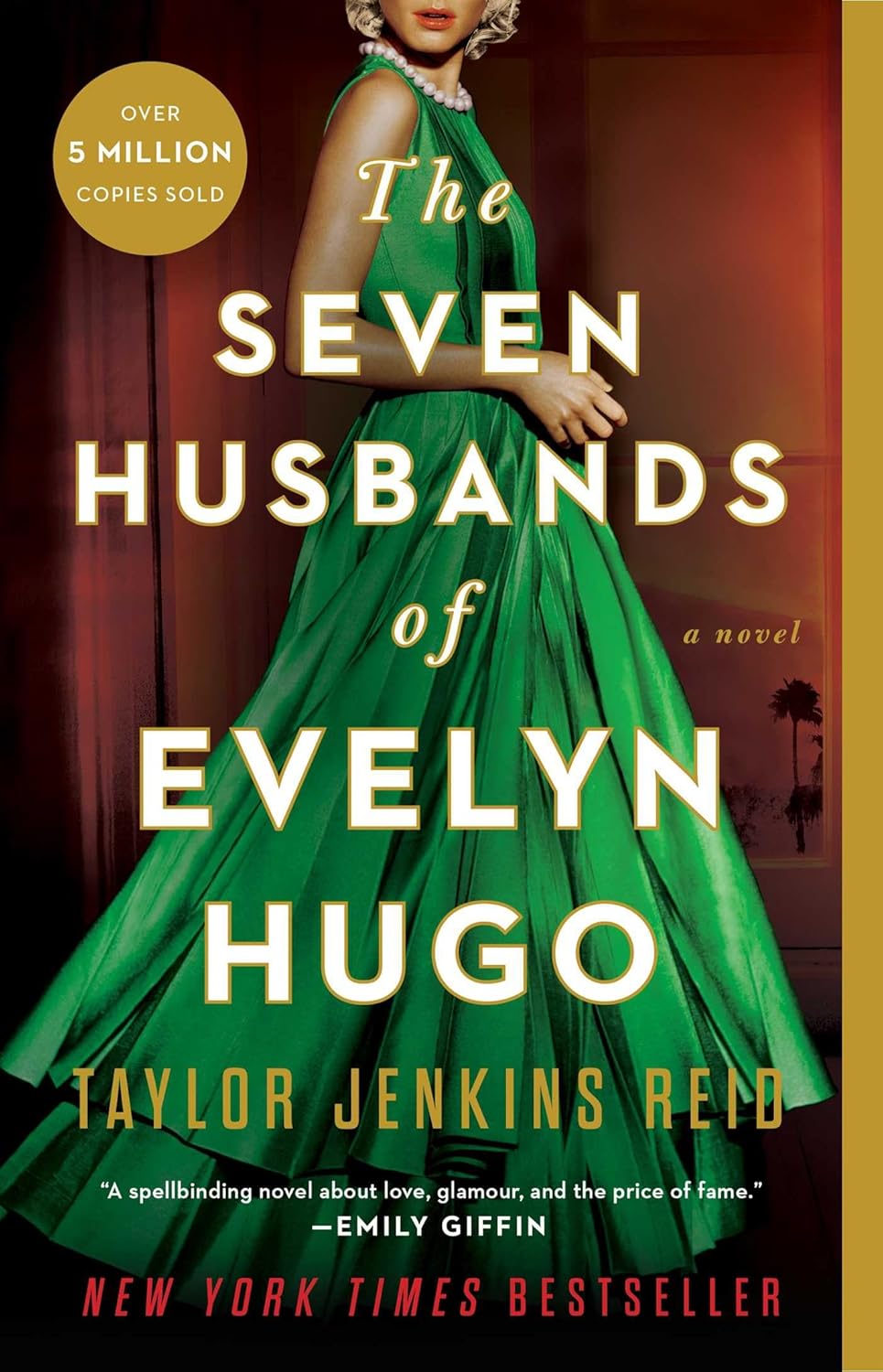 The Seven Husbands of Evelyn Hugo by Taylor Jenkins Reid book cover – Age Gap, Contemporary Romance, Forbidden Romance, Medium Spice romance novel