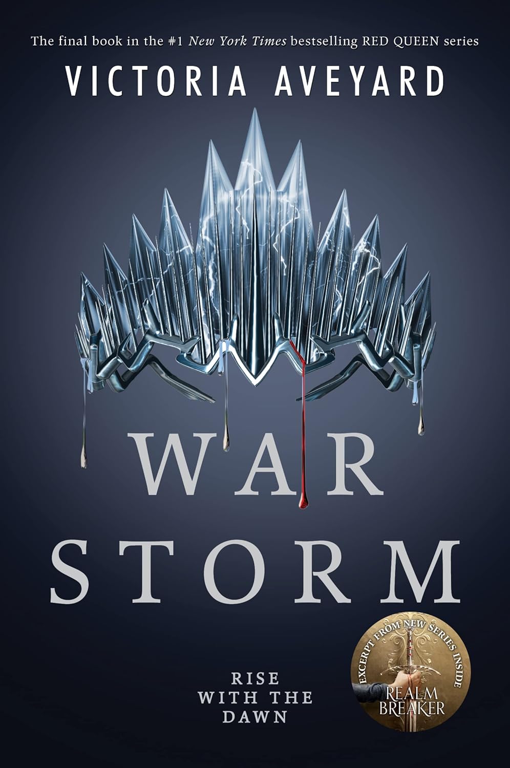 War Storm by Victoria Aveyard book cover – Dark Fantasy, Fantasy Romace, High Fantasy, Low Spice romance novel