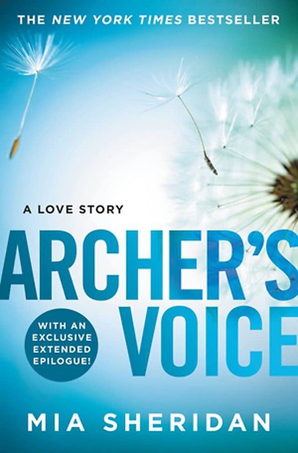 Archer's Voice by Mia Sheridan book cover – Found Family, Grumpy X Sunshine, Medium Spice, Small Town & Rural romance novel