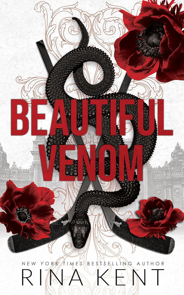 Beautiful Venom (Standard Edition) by Rina Kent book cover – Dark Romance, Enemies To Lovers, Sports, Very High Spice romance novel