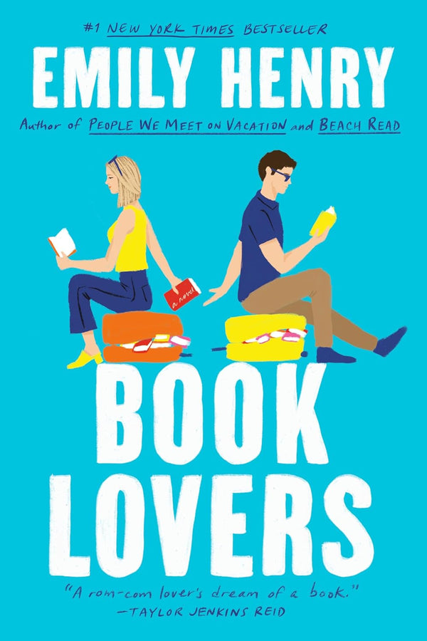 Book Lovers by Emily Henry book cover – Enemies To Lovers, Forced Proximity, Medium Spice, Small Town & Rural romance novel