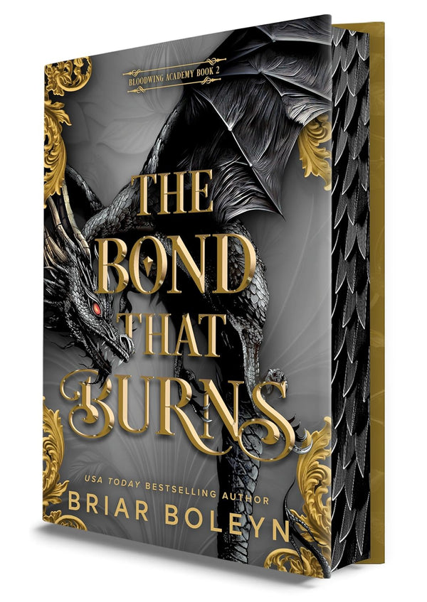 The Bond That Burns (Deluxe Limited Edition) (Original) by Briar Boleyn book cover – Dark Fantasy, Enemies To Lovers, Paranormal, Very High Spice romance novel