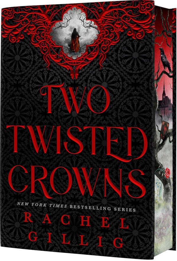 Two Twisted Crowns (Deluxe Limited Hardcover Edition) (Special) by Rachel Gillig book cover – Dark Fantasy, Enemies To Lovers, High Fantasy, High Spice, Witch/Magic romance novel