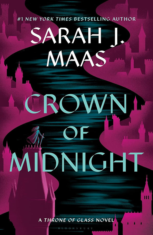 Crown of Midnight by Sarah J Maas book cover – Dark Fantasy, Enemies To Lovers, Fantasy Romace, High Fantasy, Low Spice, Witch/Magic romance novel