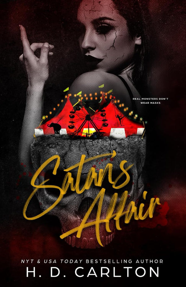 Satan's Affair by H D Carlton book cover – Contemporary Romance, Dark Romance, Forbidden Romance, Very High Spice romance novel