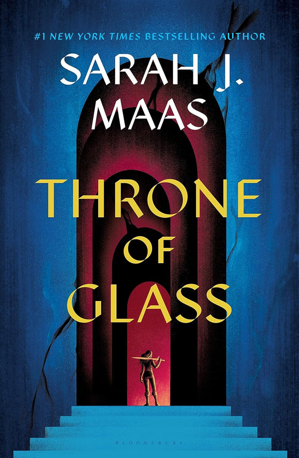 Throne of Glass by Sarah J Maas book cover – Fae Fantasy, Fantasy Romace, High Fantasy, Medium Spice, Witch/Magic romance novel